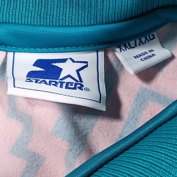 Starter Red Michael Strahan NFL Super Bowl LVII Embroidered Track Jacket Sz 2XL - Picture 12 of 13